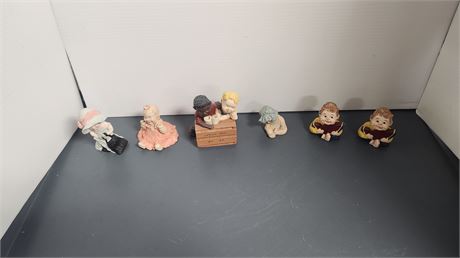Lot Of Signed Collectable Statues