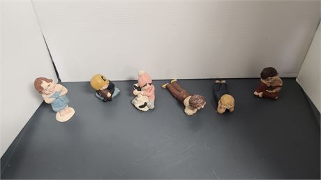 Vintage Signed Statues