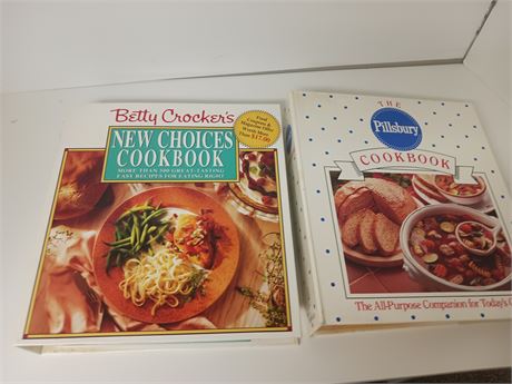 Vintage Betty Crocker Cookbook & Pillsbury Cookbook