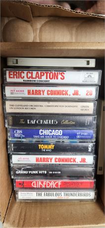 Lot Of Various Cassette Tapes