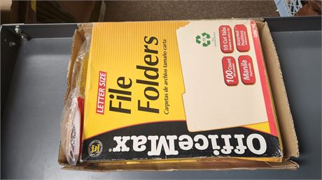 Letter Size File Folders