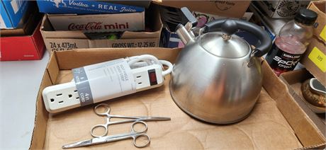 Tea Kettle & Power Strip & Misc.