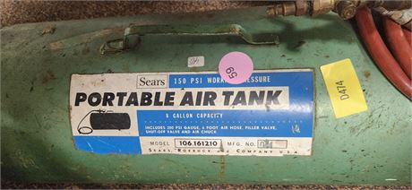 Portable Air Tank With Hose