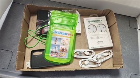 Waterproof Bag & Phone Chargers & Misc.