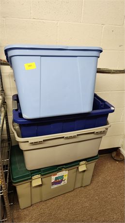 Lot Of Storage Totes
