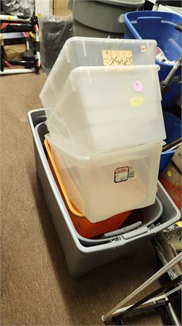 Lot Of Storage Totes