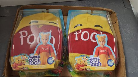 2 Winnie The Pooh Costumes. Size 12-18 Months