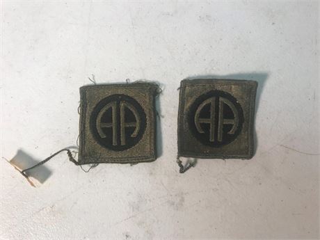 2 US Army Airforce Airborne Patches