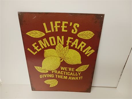 Lemonade Metal Sign