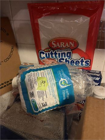 Coffee Filters, Cutting Sheets, Misc