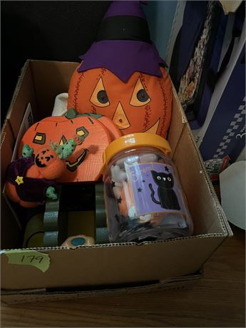 Halloween Decor Box Lot