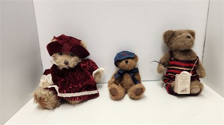 2 Boyd Bears & one Alexandra Bear