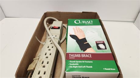 Curad Thumb Brace & Surge Protector
