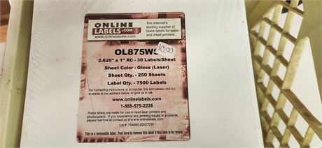Lot Of Labels