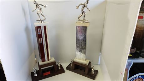 2 Bowling Trophies