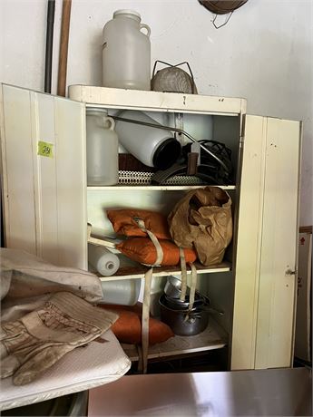 Misc Lot, Cabinet, Life Jackets