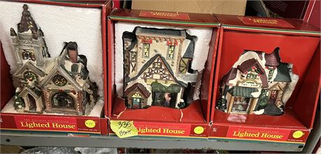 Christmas Villages, Lighted House Lot