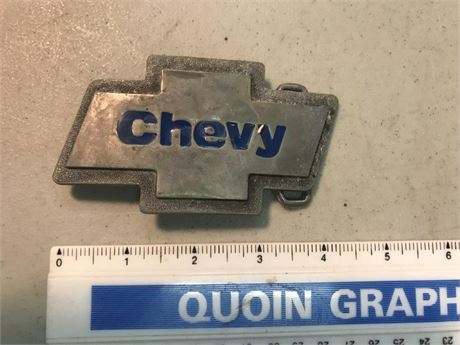 Chevy Belt Metal Buckle
