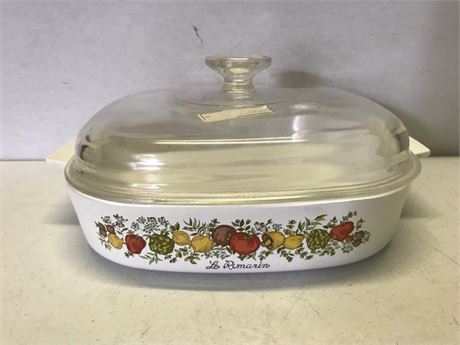 Corning Ware with Pyrex Lid