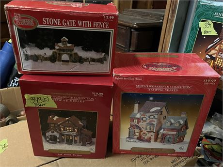 Christmas Villages, Santa's Workshop Collection (3)