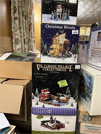Christmas Villages, Victorian Village Collectibles