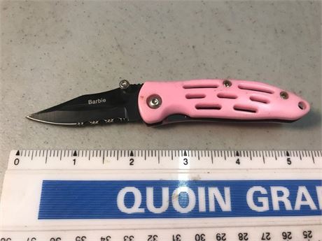 Pink Barbie Surgical Steel Knife