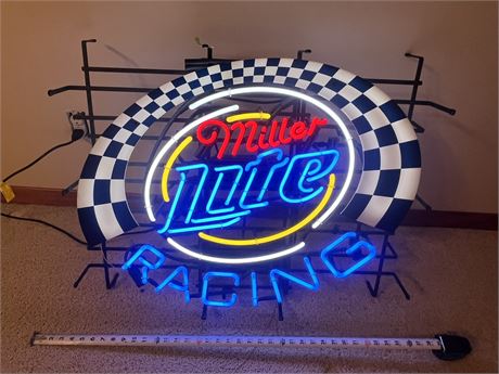Neon Miller Lite Beer Sign
