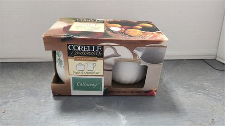 Corelle Coordinates Sugar & Creamer Set