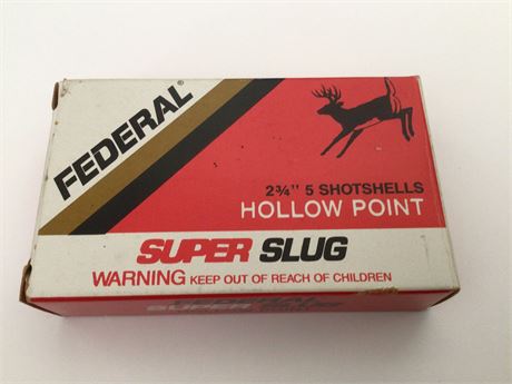 Federal 12 Gauge Slugs