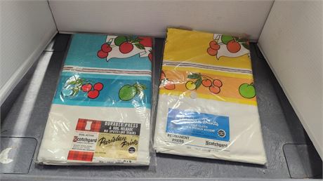 2 Vintage Tablecloths