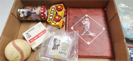 Baseball and Toys