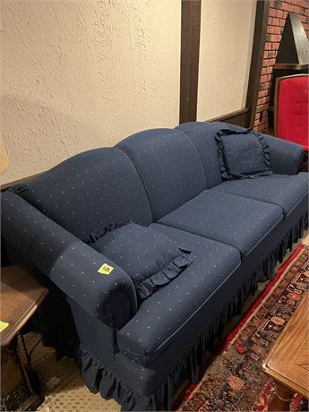 Blue Fabric Sofa