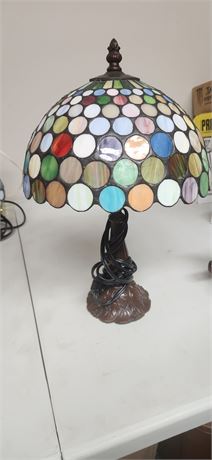 Tiffany Style Mosaic Stained Glass Table Lamp