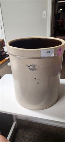 No. 5 Crock. Has Some Damage To It.