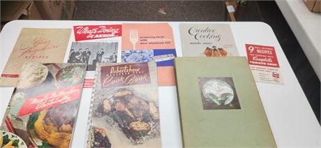 Vintage cookbooks