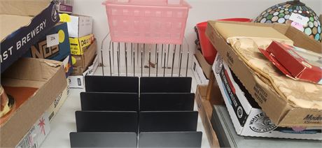 Storage Racks & Plastic Basket