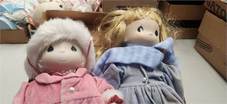 2 Large Precious moments dolls