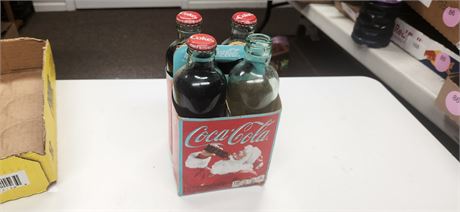 Vintage Coke Cola Glass Bottles