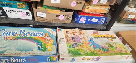 Care Bear and Wuzzles Board Games