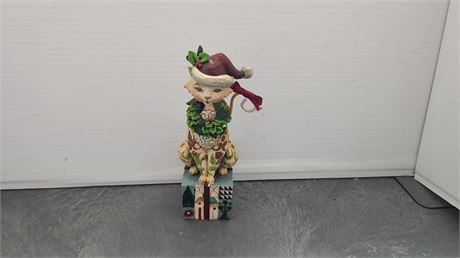 Jim Shore Santa Claws Christmas Cat Statue