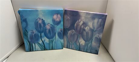 2 Flower Art Canvas