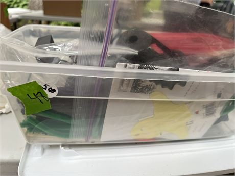 Craft Items, Glue Gun, Buttons,