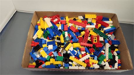 Flat Of Lego Building Blocks