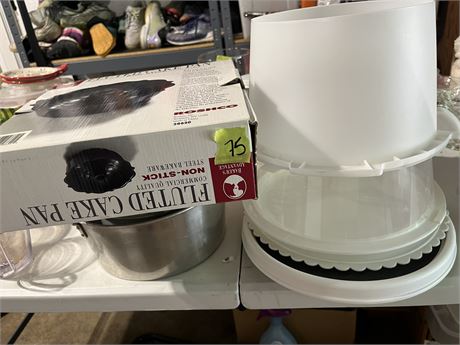 Baking Pans, Dessert Storage Containers