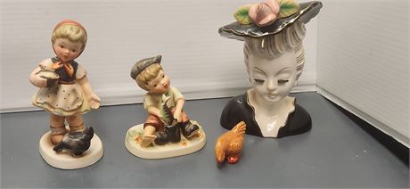 3 Collectible Vintage Statues