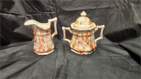 Vintage Cream & Sugar Set