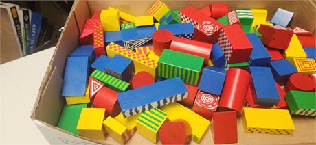 Wood Shaped Building Blocks