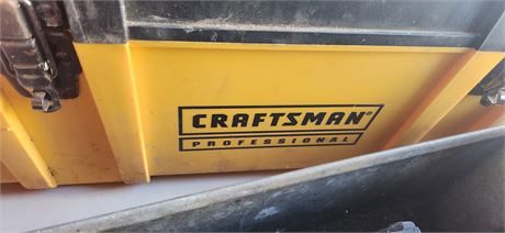 Craftsman Toolbox With Tools & Miscellaneous Items