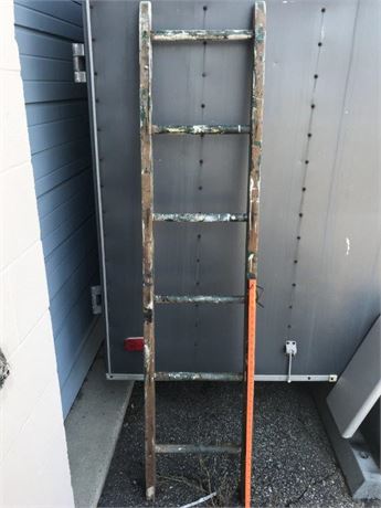 Section of Wooden Ladder