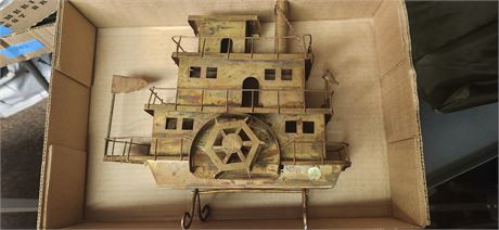 Vintage Tin Paddle Boat